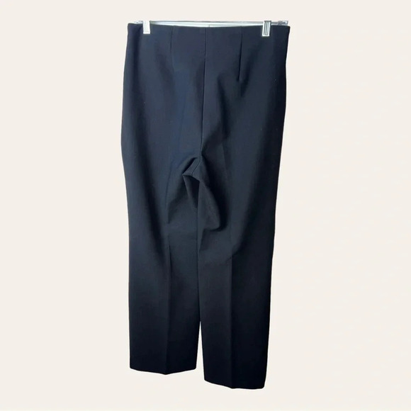 0401W. Talbots EASY TRAVEL WIDE LEG PANTS BLACK IN COLOR SIZE 6 BUSINESS CASUAL - Picture 7 of 10